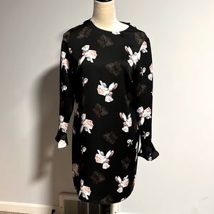 Banana Republic Flower Long Sleeve Dress